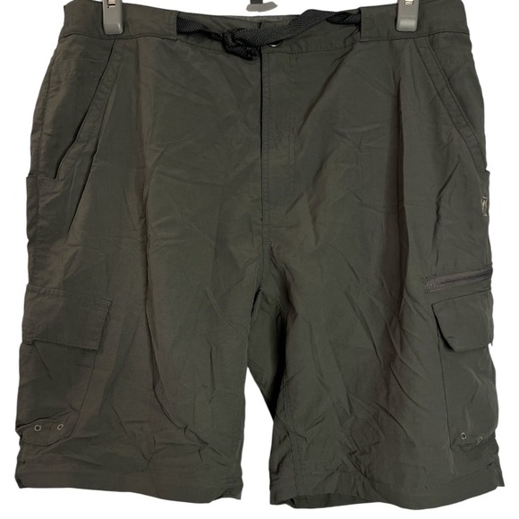 Alpine Design Other - Alpine Design Mens Cargo Shorts XL Olive Green Nylon Hiking Outdoor‎ Utility